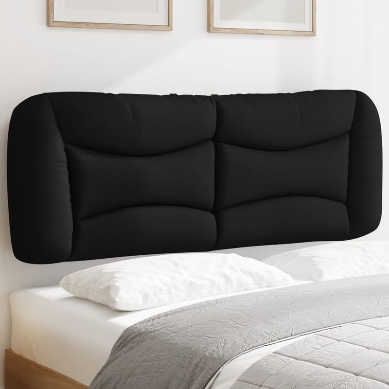 Headboard Cushion Black 137 cm Double Fabric Payday Deals