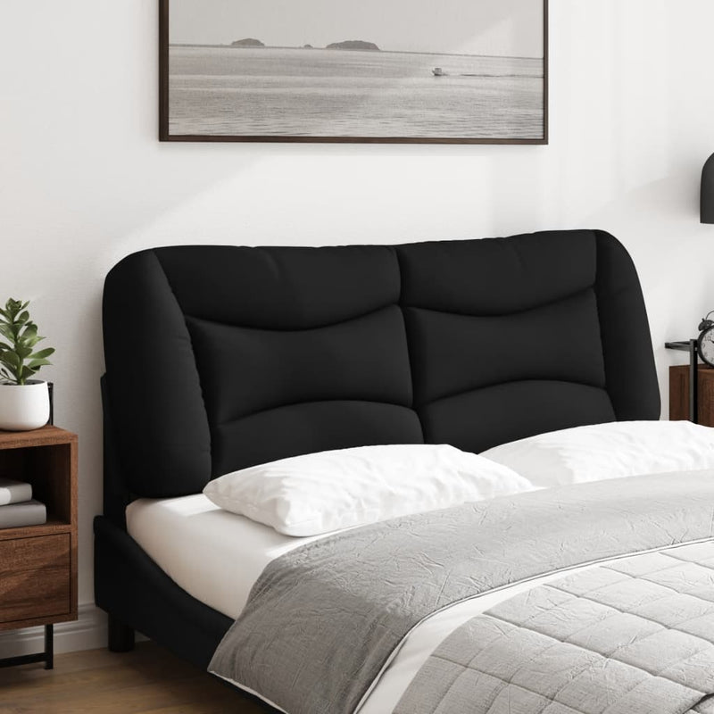 Headboard Cushion Black 137 cm Double Fabric Payday Deals