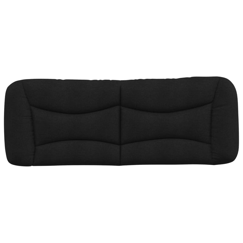 Headboard Cushion Black 137 cm Double Fabric Payday Deals