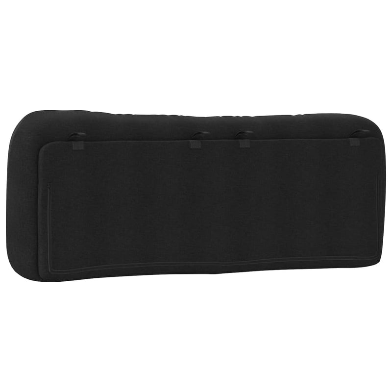 Headboard Cushion Black 137 cm Double Fabric Payday Deals