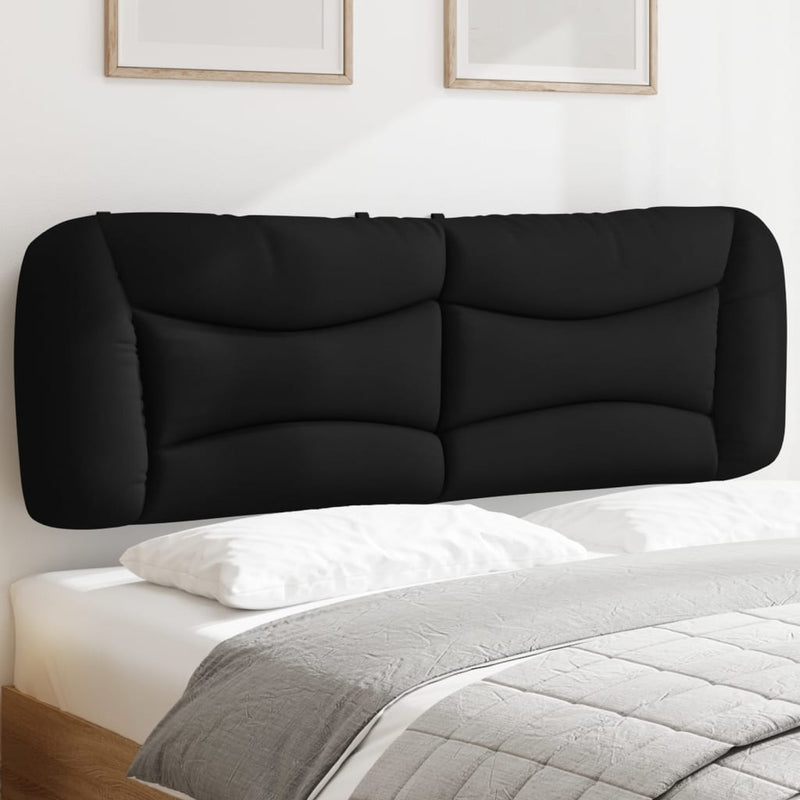Headboard Cushion Black 152 cm Queen Fabric Payday Deals