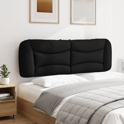 Headboard Cushion Black 152 cm Queen Fabric Payday Deals