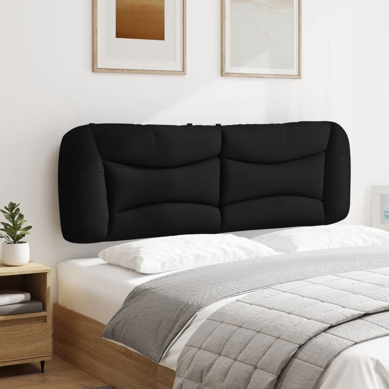Headboard Cushion Black 152 cm Queen Fabric Payday Deals
