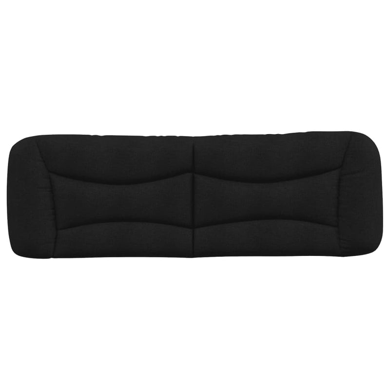 Headboard Cushion Black 152 cm Queen Fabric Payday Deals