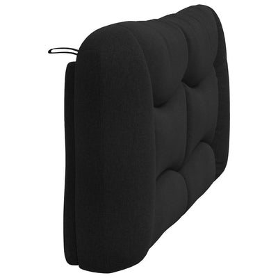 Headboard Cushion Black 152 cm Queen Fabric Payday Deals