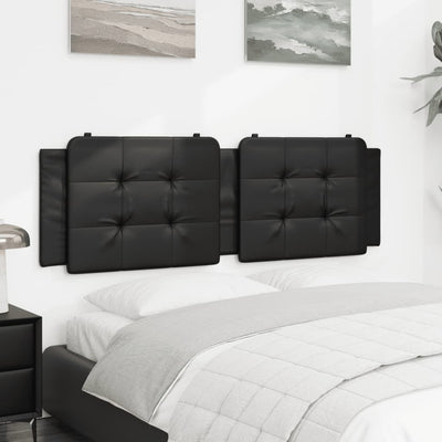 Headboard Cushion Black 152 cm Queen Faux Leather Payday Deals