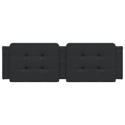 Headboard Cushion Black 152 cm Queen Faux Leather Payday Deals