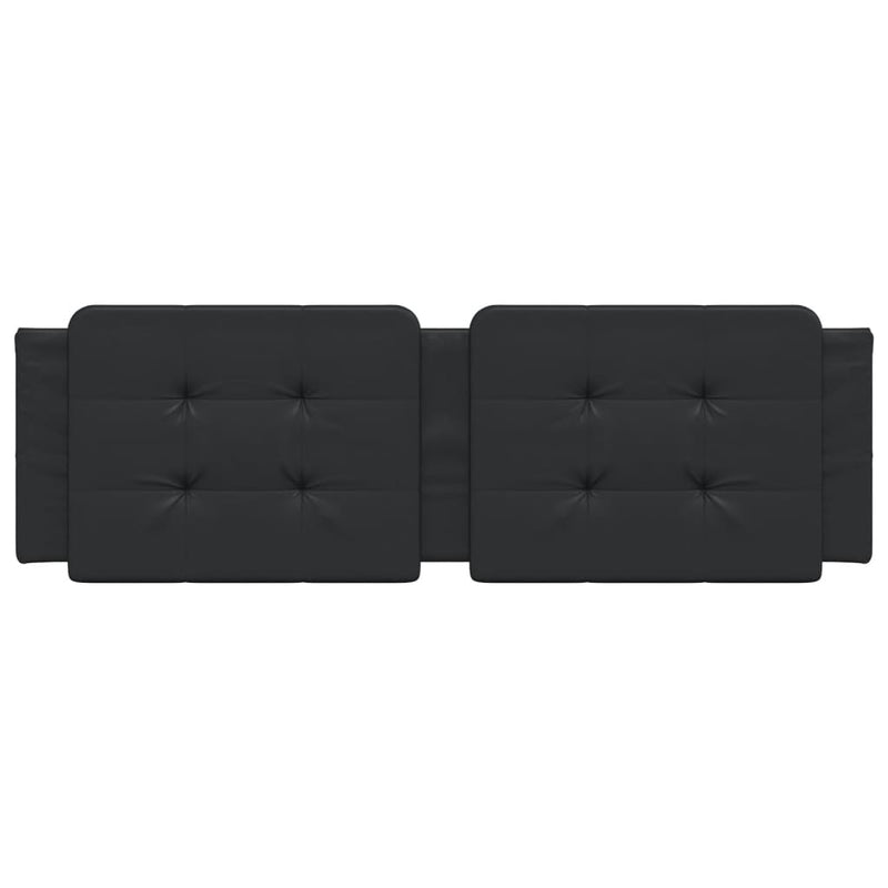 Headboard Cushion Black 152 cm Queen Faux Leather Payday Deals
