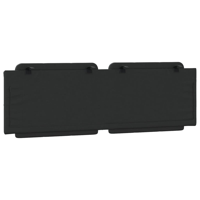 Headboard Cushion Black 152 cm Queen Faux Leather Payday Deals