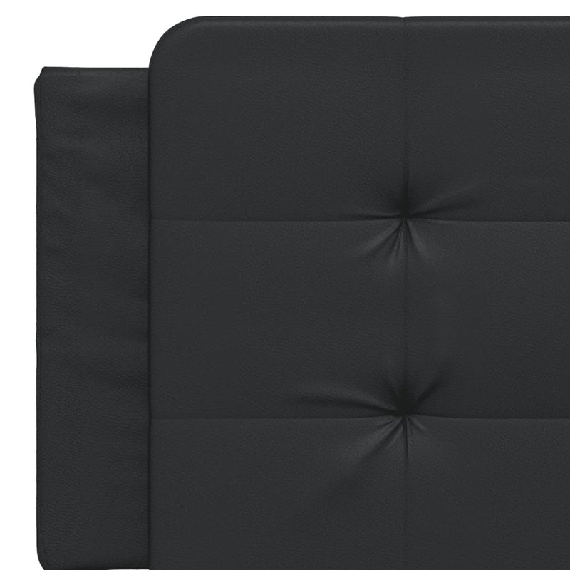 Headboard Cushion Black 152 cm Queen Faux Leather Payday Deals