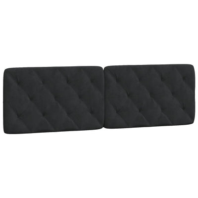 Headboard Cushion Black 152 cm Queen Velvet Payday Deals