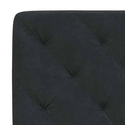 Headboard Cushion Black 152 cm Queen Velvet Payday Deals