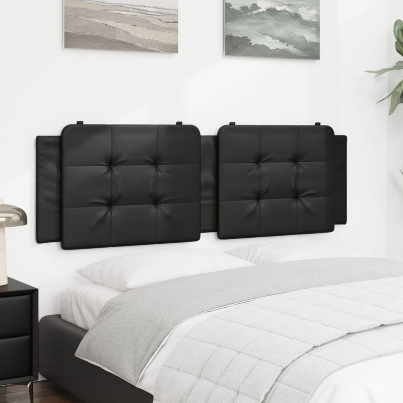 Headboard Cushion Black 153 cm Faux Leather Payday Deals