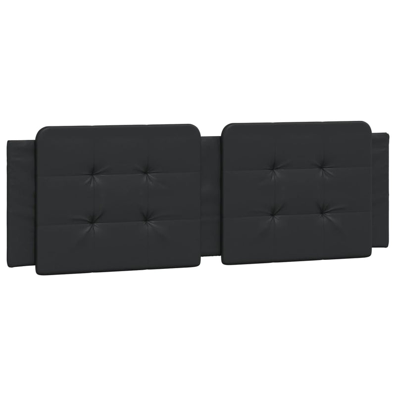 Headboard Cushion Black 153 cm Faux Leather Payday Deals