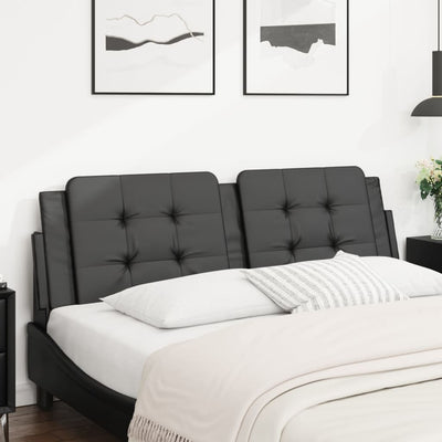 Headboard Cushion Black 153 cm Faux Leather Payday Deals