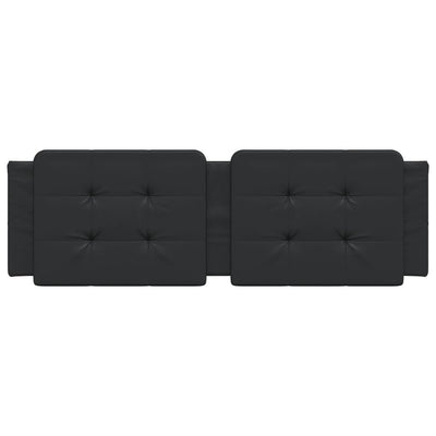 Headboard Cushion Black 153 cm Faux Leather Payday Deals