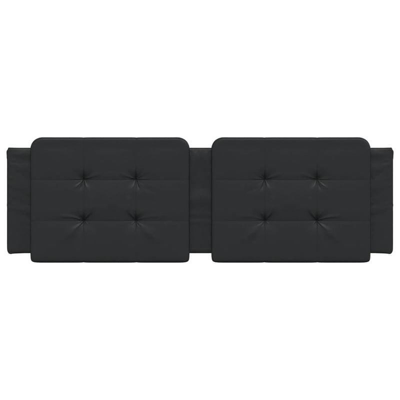 Headboard Cushion Black 153 cm Faux Leather Payday Deals