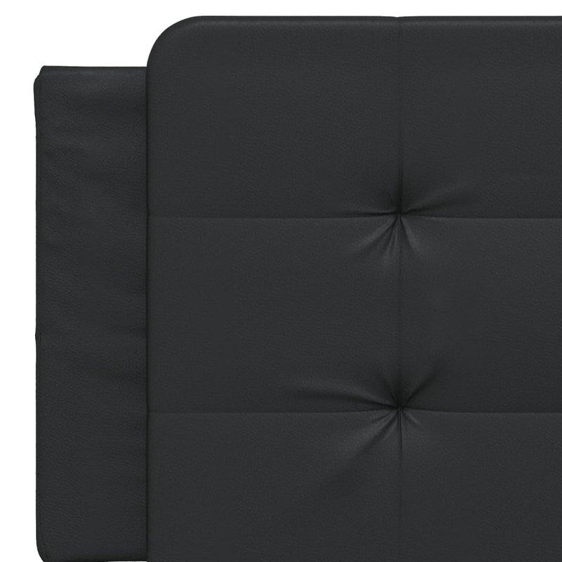 Headboard Cushion Black 153 cm Faux Leather Payday Deals
