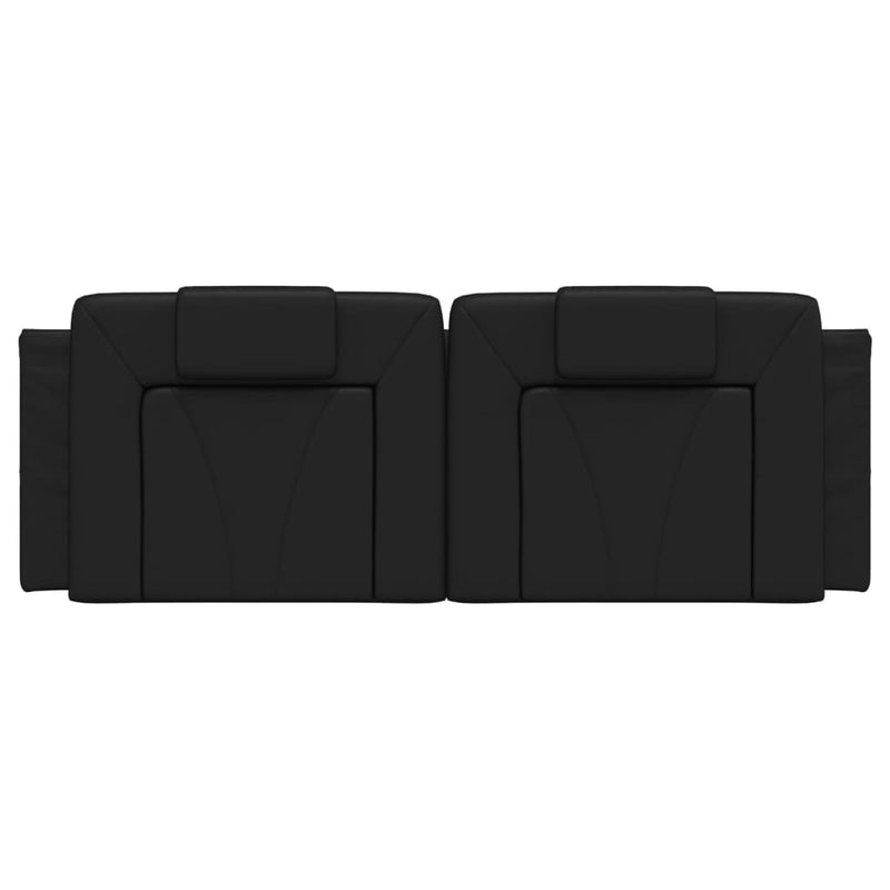 Headboard Cushion Black 153 cm Faux Leather Payday Deals