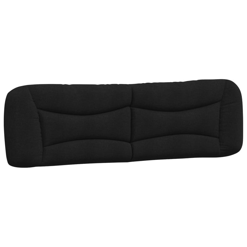 Headboard Cushion Black 180 cm Fabric Payday Deals