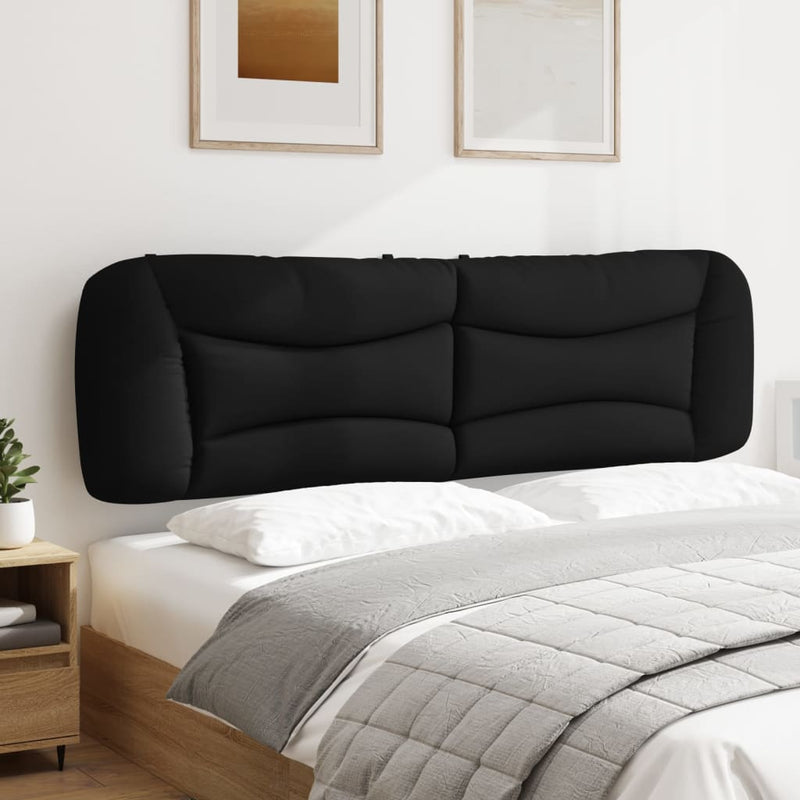 Headboard Cushion Black 180 cm Fabric Payday Deals