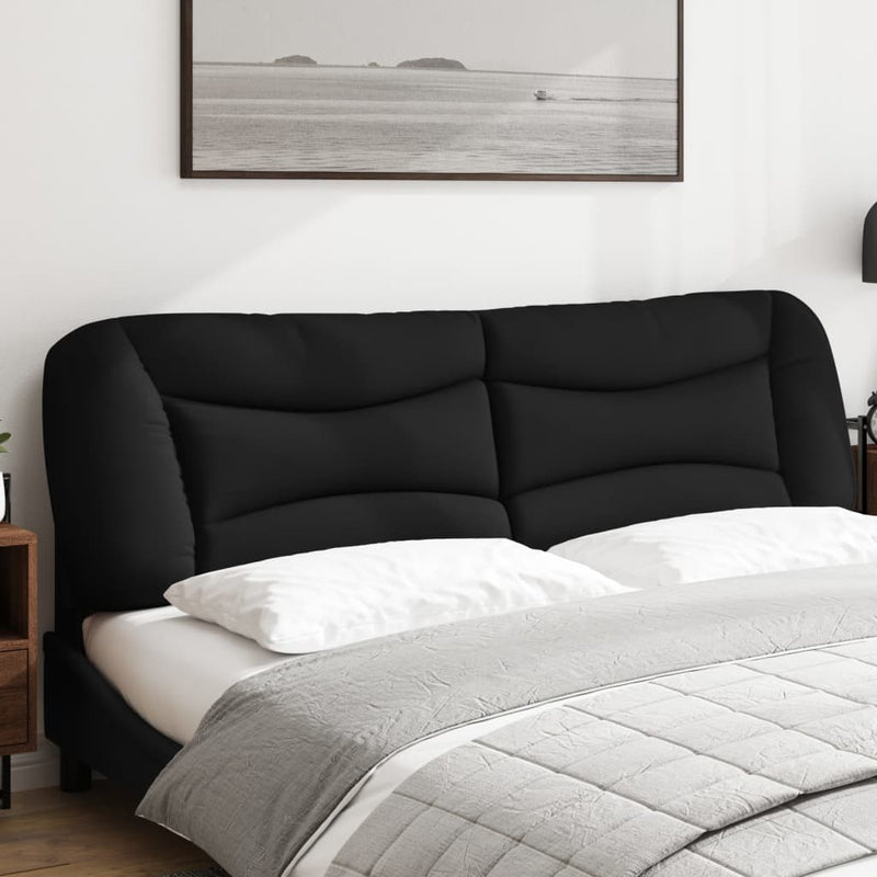 Headboard Cushion Black 180 cm Fabric Payday Deals