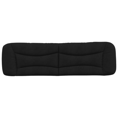 Headboard Cushion Black 180 cm Fabric Payday Deals