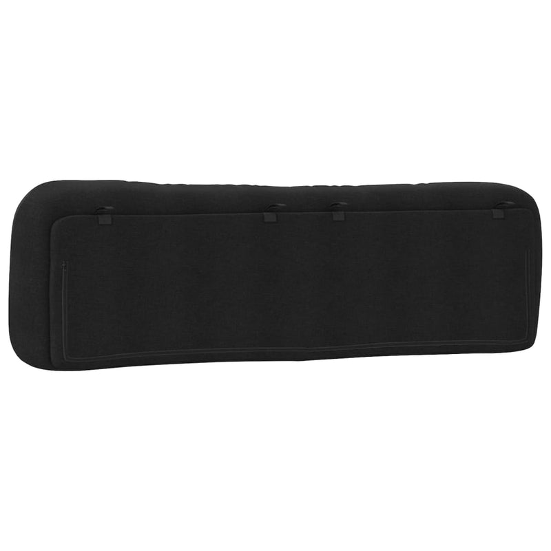 Headboard Cushion Black 180 cm Fabric Payday Deals