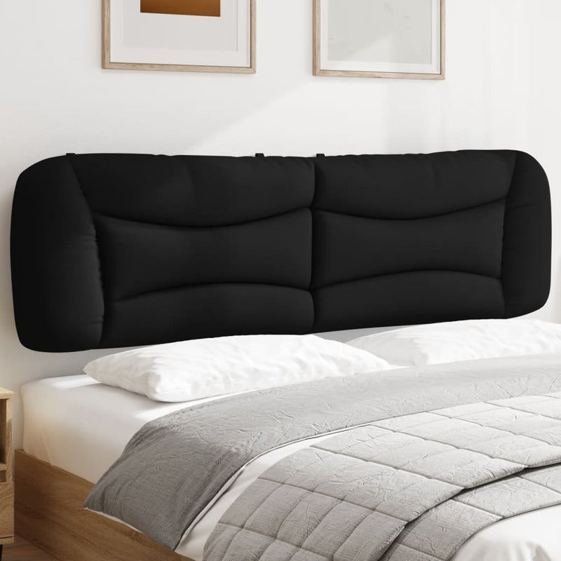 Headboard Cushion Black 180 cm Fabric Payday Deals