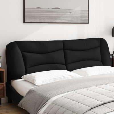 Headboard Cushion Black 180 cm Fabric Payday Deals