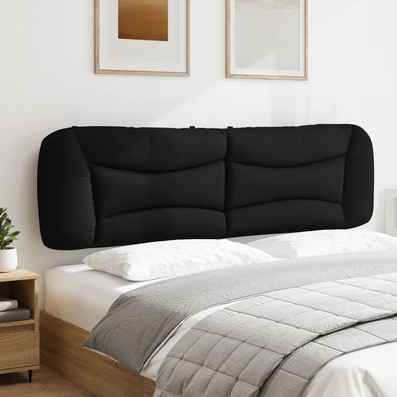Headboard Cushion Black 180 cm Fabric Payday Deals