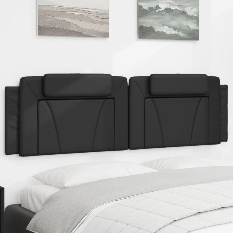 Headboard Cushion Black 180 cm Faux Leather Payday Deals