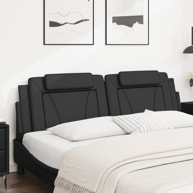 Headboard Cushion Black 180 cm Faux Leather Payday Deals