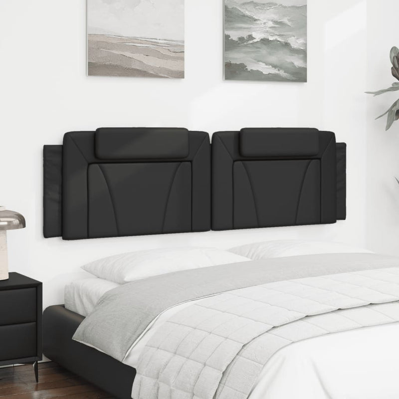Headboard Cushion Black 180 cm Faux Leather Payday Deals