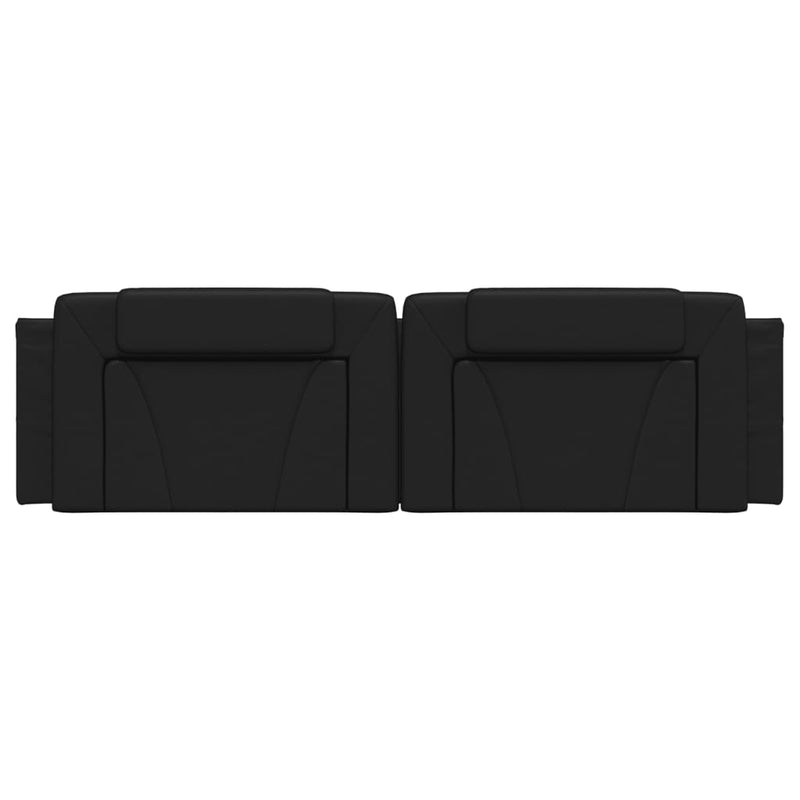 Headboard Cushion Black 180 cm Faux Leather Payday Deals