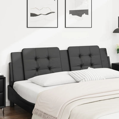 Headboard Cushion Black 183 cm Faux Leather Payday Deals