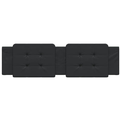 Headboard Cushion Black 183 cm Faux Leather Payday Deals