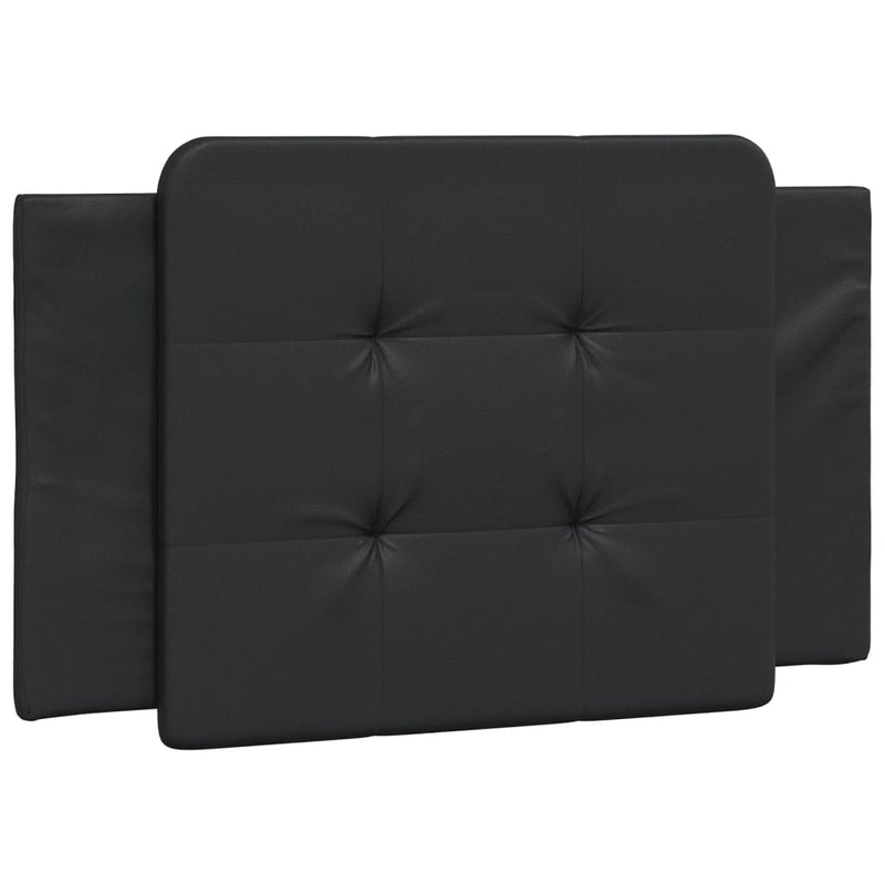 Headboard Cushion Black 90 cm Faux Leather Payday Deals