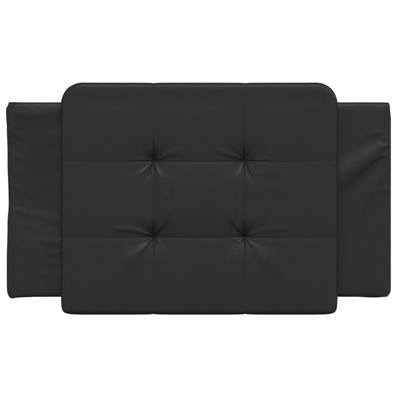 Headboard Cushion Black 90 cm Faux Leather Payday Deals