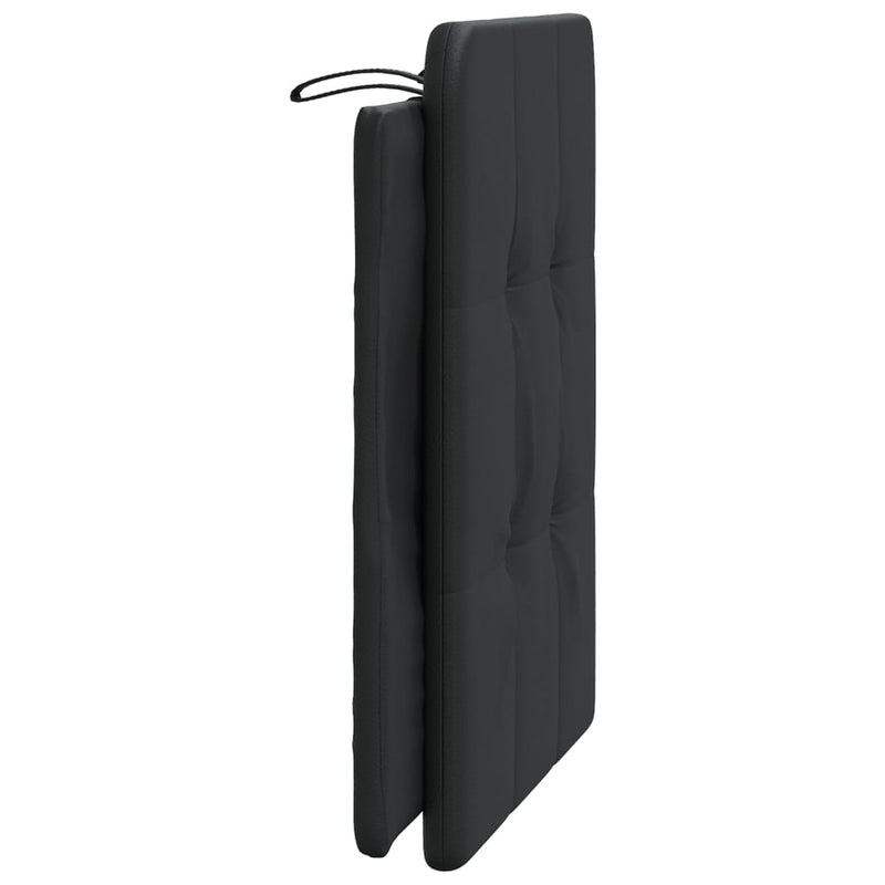 Headboard Cushion Black 90 cm Faux Leather Payday Deals