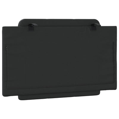 Headboard Cushion Black 90 cm Faux Leather Payday Deals