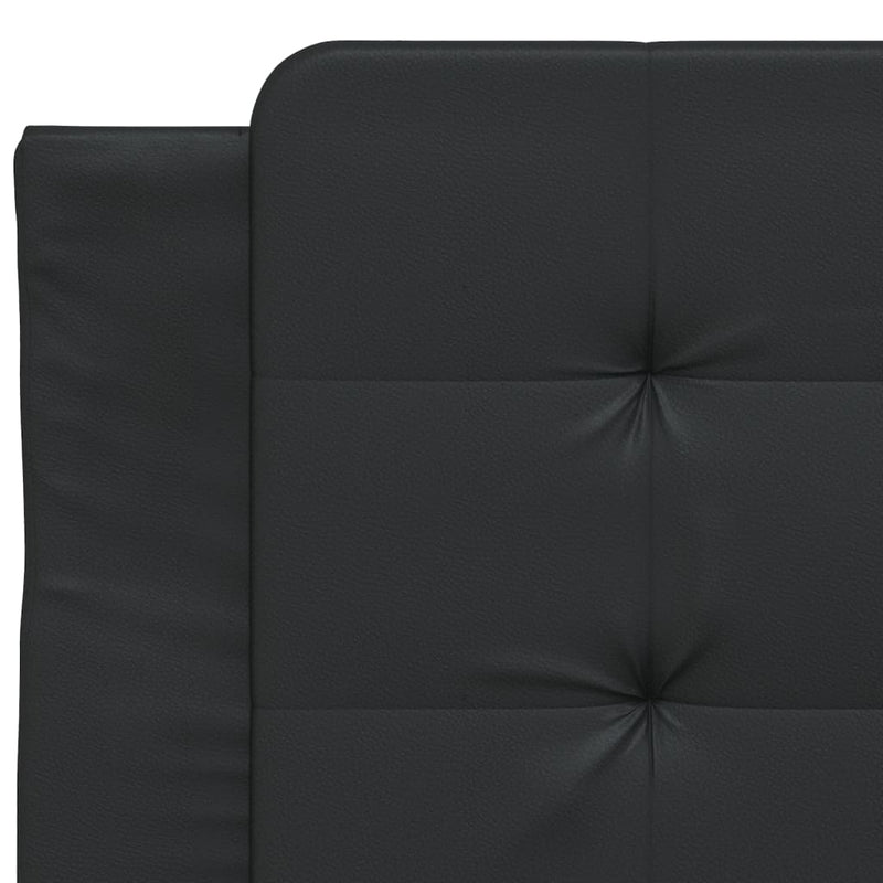 Headboard Cushion Black 90 cm Faux Leather Payday Deals