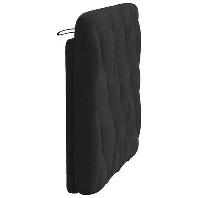 Headboard Cushion Black 90 cm Velvet Payday Deals