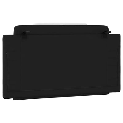 Headboard Cushion Black and White 107 cm Faux Leather Payday Deals
