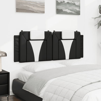 Headboard Cushion Black and White 153 cm Faux Leather Payday Deals