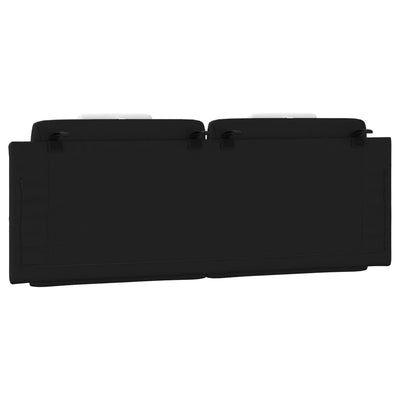 Headboard Cushion Black and White 153 cm Faux Leather Payday Deals