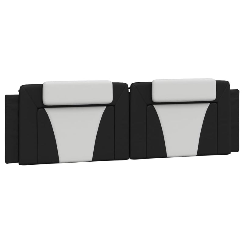Headboard Cushion Black and White 180 cm Faux Leather Payday Deals