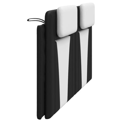 Headboard Cushion Black and White 183 cm Faux Leather Payday Deals