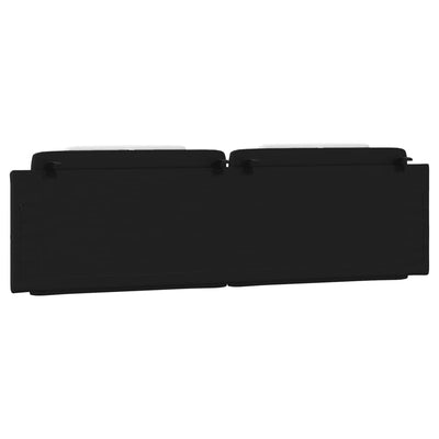 Headboard Cushion Black and White 183 cm Faux Leather Payday Deals