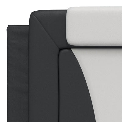 Headboard Cushion Black and White 183 cm Faux Leather Payday Deals